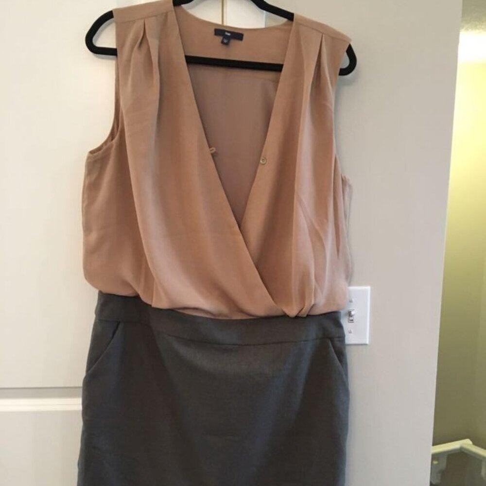 GAP Sleeveless Two Tone Dress